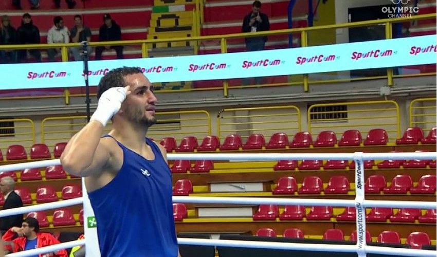Азербайджанский боксер Сархан Алиев одержал победу над армянином
