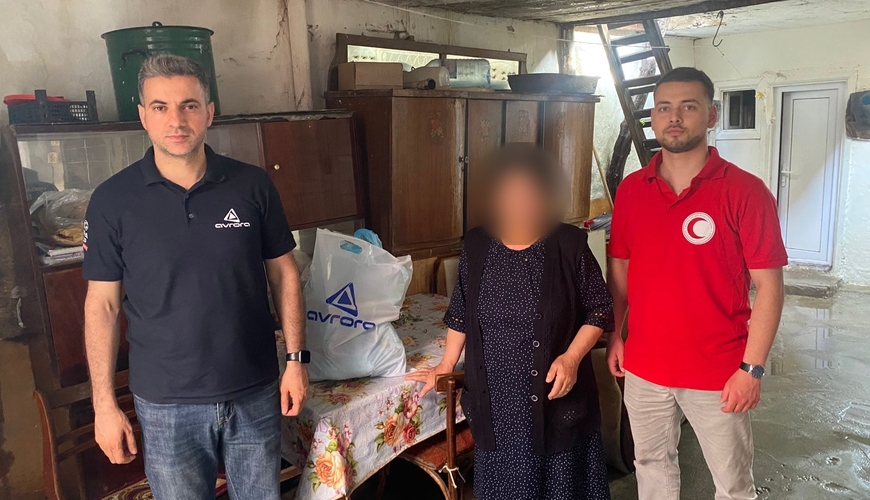 “Avrora Qrup” Qurban Bayramı münasibətilə aztəminatlı ailələrə bayram sovqatı çatdırıb