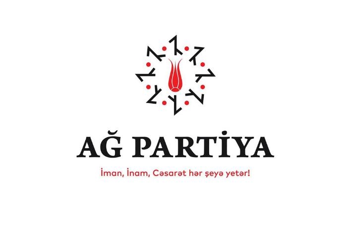 Ağ Partiya bayrağımızın təhqir edilməsi ilə bağlı BƏYANAT yaydı