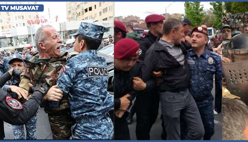 Qazaxın Xeyrimli kəndi QARIŞDI, erməni polisi səs QUMBARALARINA əl atdı - CANLI