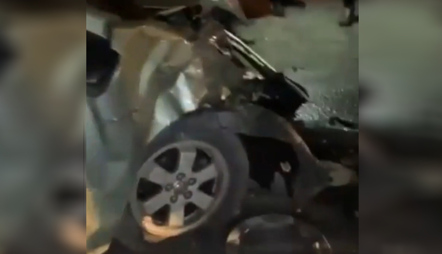 “Toyota Prius”ların “parad”ı: Bir qəzada beşi toqquşdu - VİDEO