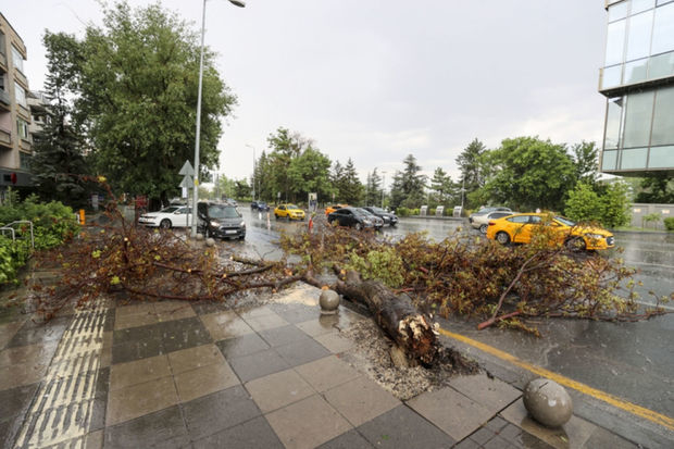Ankarada yağışlara görə təhsil müəssisələri bağlandı