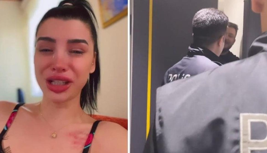 Futbolçu sevgilisi tərəfindən döyüldü, ağlayaraq VİDEO paylaşdı