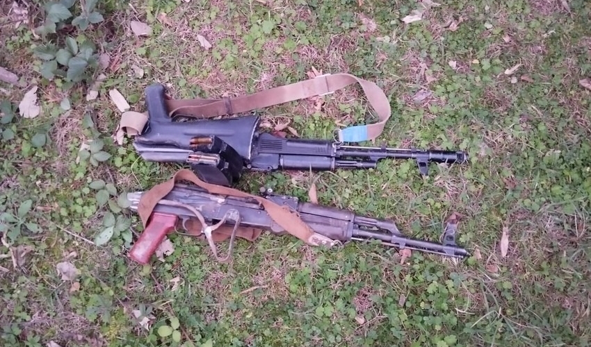 Balakəndə 2-si “Kalaşnikov” avtomatı olmaqla ümumilikdə 5 odlu silah aşkar edilib