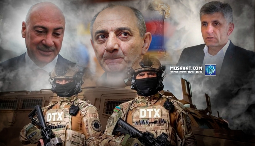 Qarabağdakı rejimin iki "prezidenti", parlament sədri və "daşnak" lideri qandallanıb, Bakıya gətirildi -