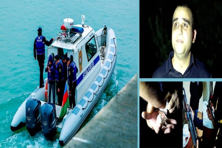 На Каспии задержан мужчина, забиравший отправленные из Ирана автомат и наркотики - ВИДЕО