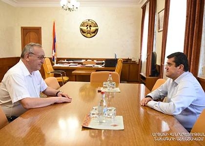 Araiklə Tovmasyanın VİDA görüşü olub - FOTO