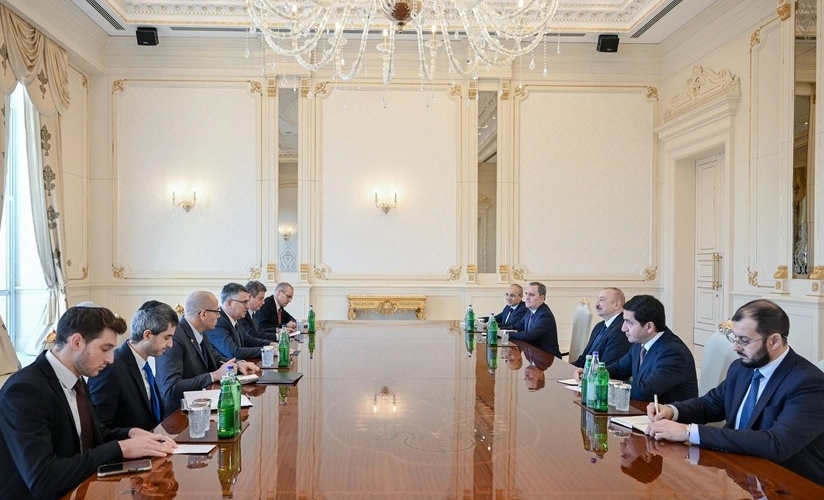Prezident İlham Əliyev İsrailin XİN başçısını qəbul edib