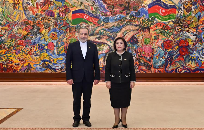 Sahibə Qafarova İran XİN rəhbəri ilə görüşüb