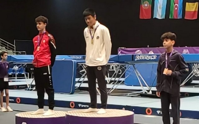 Azərbaycan gimnastları Portuqaliyada 3 medal qazandılar - FOTO