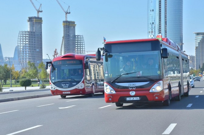 Bakıda dəhşət - Sərnişin avtobusda öldü