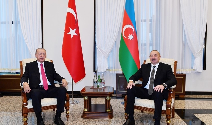 Встреча Ильхама Алиева и Эрдогана в Нахчыване - ВИДЕО
