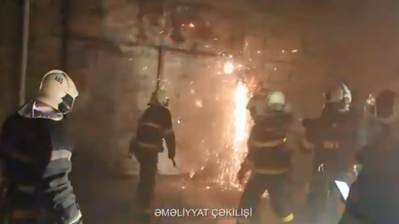 Xırdalanda güclü YANĞIN - VİDEO