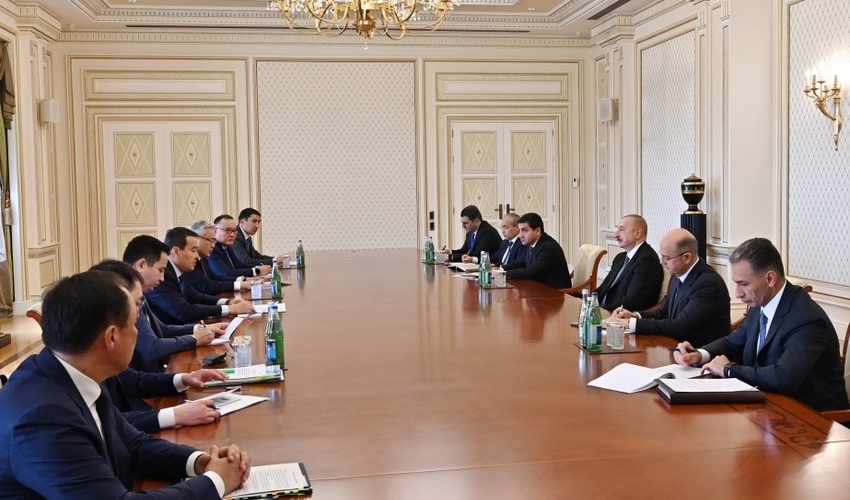 Prezident İlham Əliyev Qazaxıstanın Baş nazirini qəbul edib - YENİLƏNİB