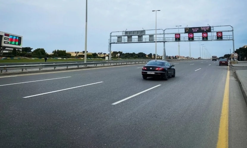 Aeroport yolundakı qəzanın ANBAAN GÖRÜNTÜLƏRİ