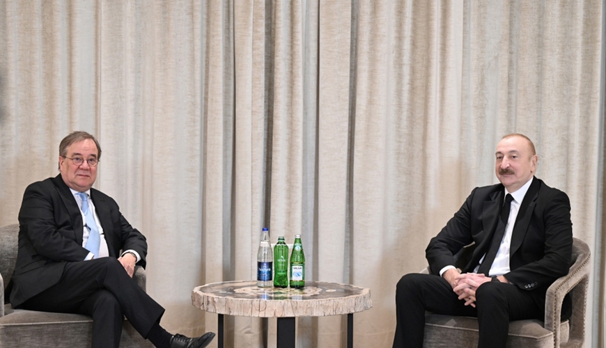 Prezident Münxendə görüşlər keçirdi-