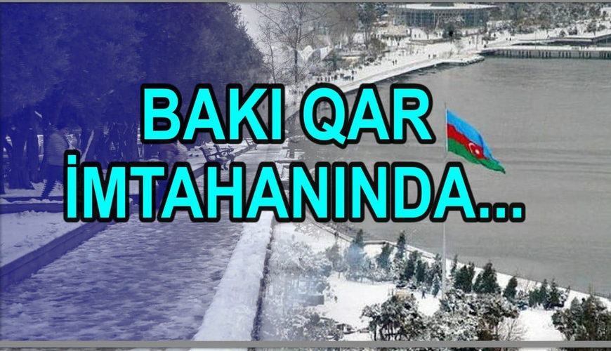 Bakı qara təslim oldu - yollar gölməçə, tıxac, işıq-qaz...?