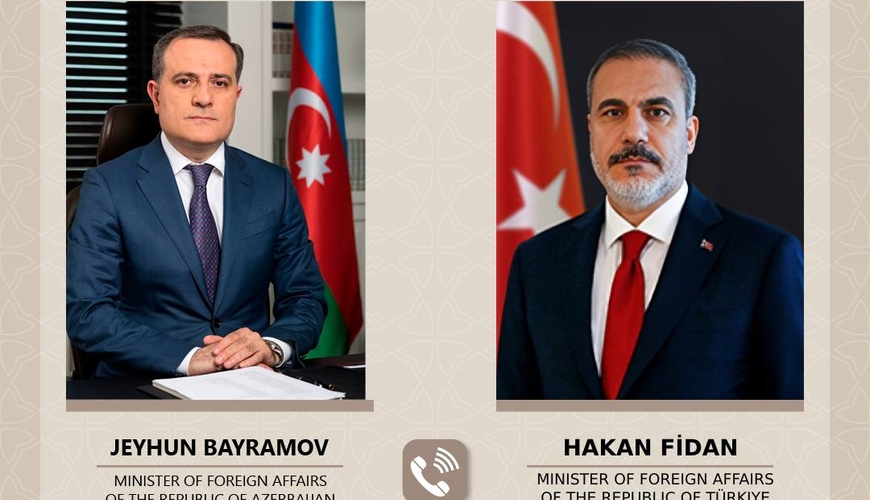 Ceyhun Bayramovla Hakan Fidan arasında telefon danışığı olub