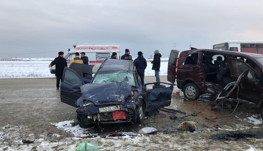 Quba yolunda faciəvi qəza: 3 ölü, 7 yaralı - Fotolar, YENİLƏNİB