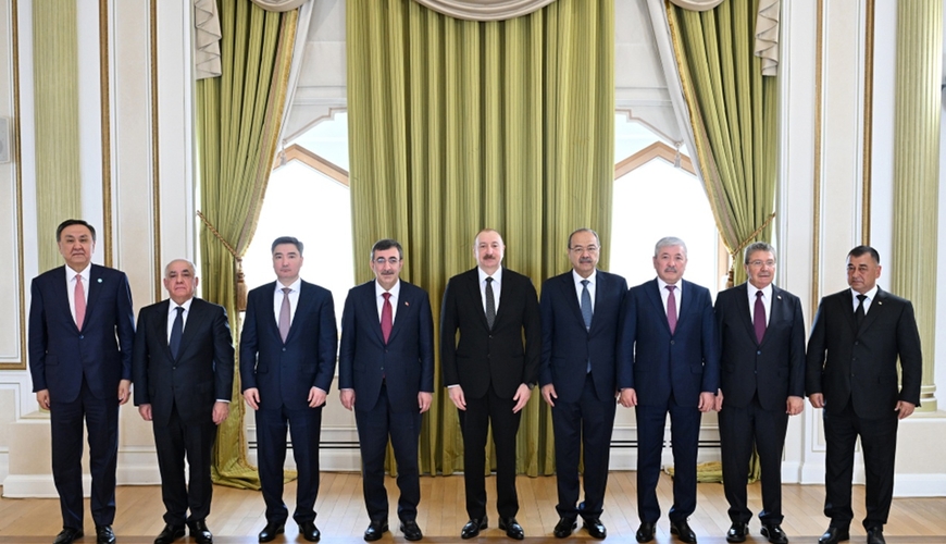 Prezident TDT-yə üzv dövlətlərin hökumət başçılarını qəbul etdi - FOTOLAR