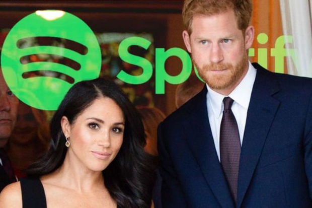 Spotify расторгнет многомиллионный контракт с принцем Гарри и его супругой