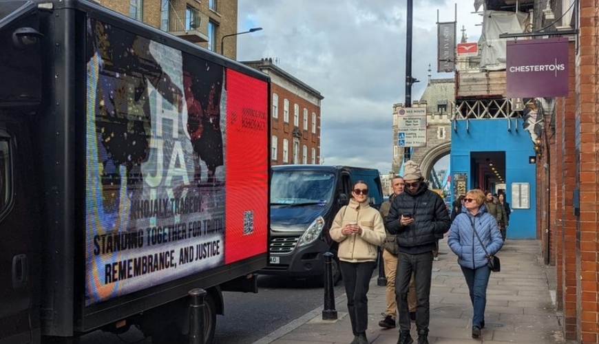 Азербайджанцы провели в Великобритании кампанию о трагедии в Ходжалы - ФОТО
