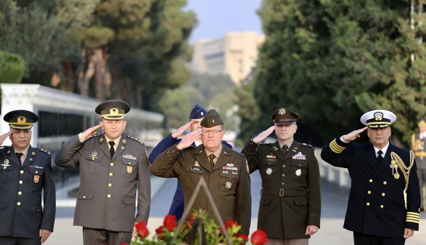 ABŞ-ın briqada generalı Azərbaycana GƏLDİ - FOTO