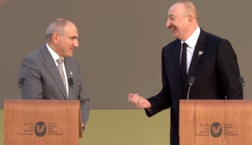 Prezident Paşinyanla zarafatlaşdı - “İlk kim çıxış edəcək?”