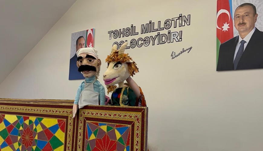 Kuklaçılar Talış kəndində konsert-tamaşa təqdim edib - Fotolar