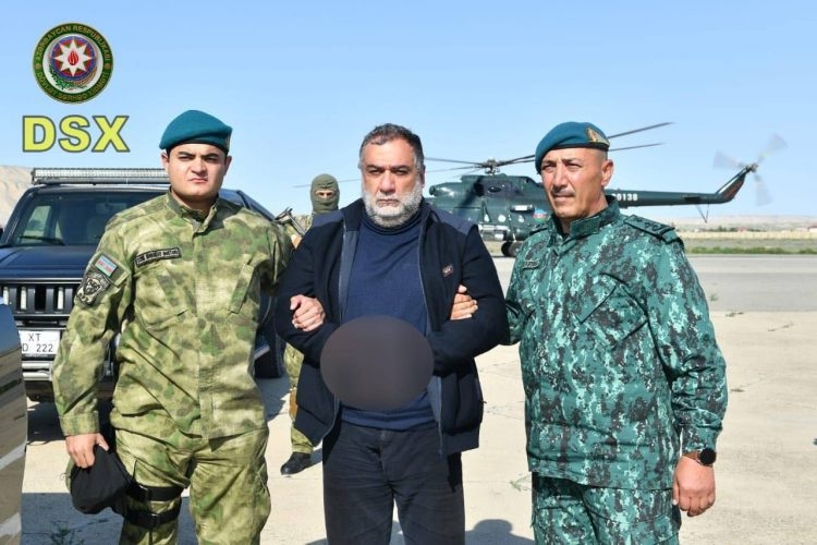 Рубен Варданян в наручниках доставлен в Баку