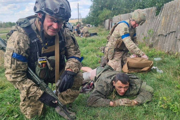 Azərbaycana qarşı vuruşan erməni Ukraynada əsir götürüldü - VİDEO