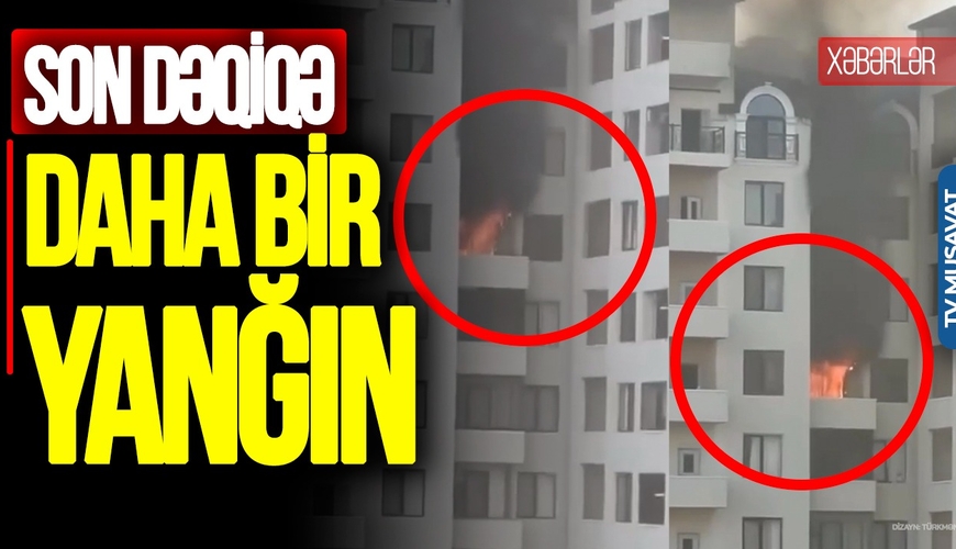 TƏCİLİ! Bakıda daha bir bina YANIR, paytaxtda NƏ BAŞ VERİR? - “Ana Xəbər”
