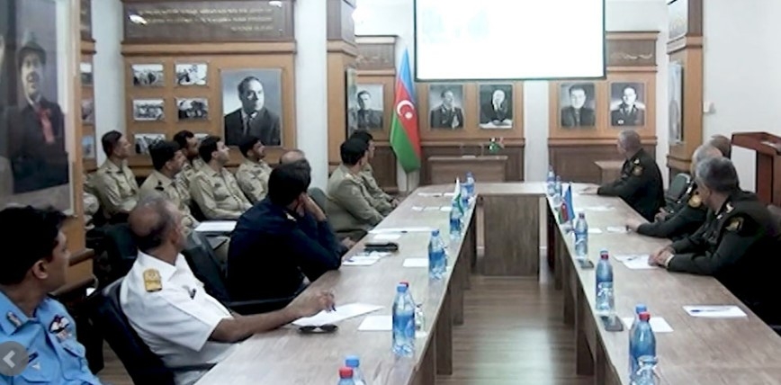 В Баку приняли делегацию Национального университета обороны Пакистана - ФОТО,ВИДЕО