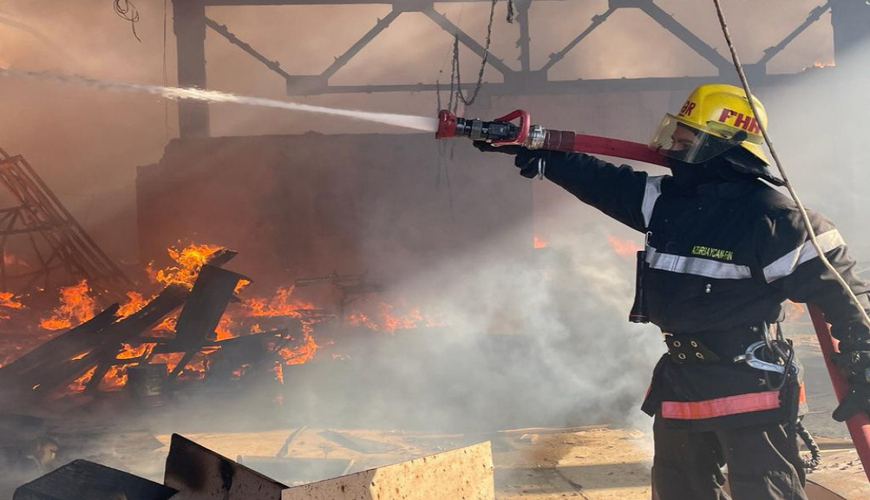Salyanda ev yandı: Bir nəfər  yanaraq öldü
