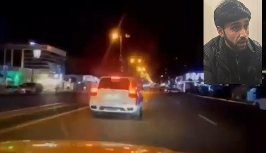 Bakıda “Porsche” ilə avtoxuliqanlıq edən sürücü həbs olundu- VİDEO