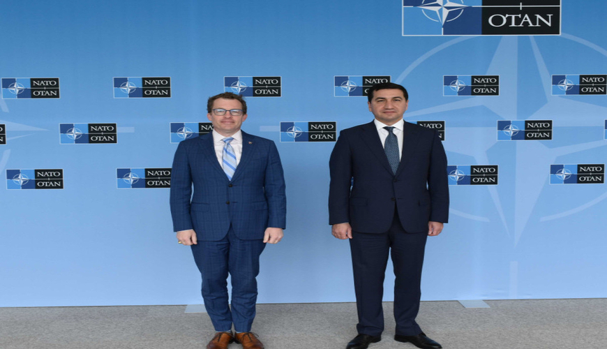 Azərbaycan Prezidentinin köməkçisi Brüsseldə NATO Baş katibinin köməkçisi ilə görüşüb - FOTOLAR