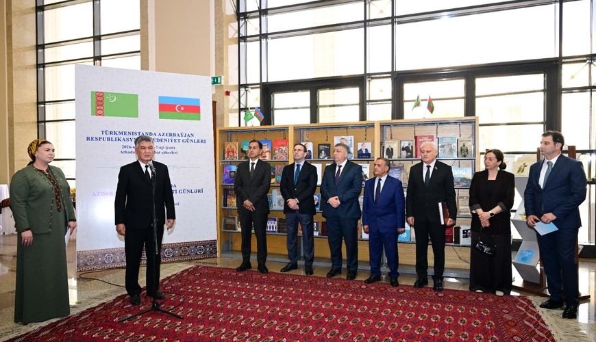 Türkmənistan Dövlət Kitabxanasında "Azərbaycan ədəbiyyatı gu