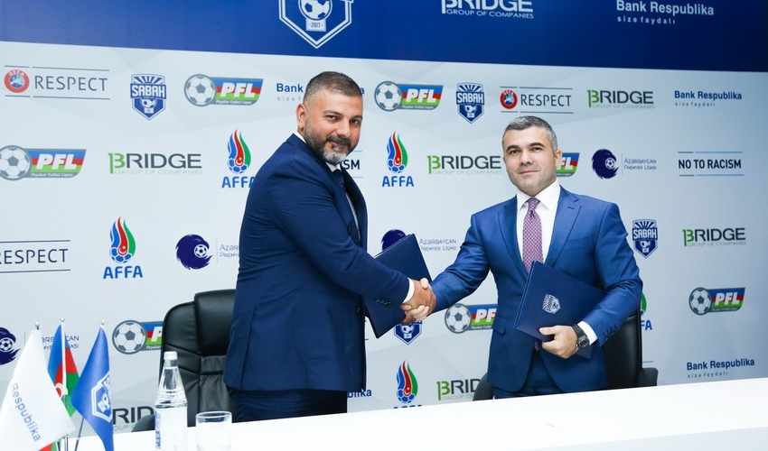“Bank Respublika” və “Sabah” Futbol Klubu yeni əməkdaşlıq müqaviləsi imzalayıb