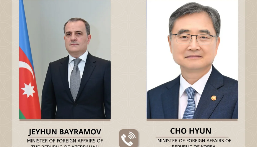 Ceyhun Bayramov həmkarı ilə ikitərəfli münasibətləri müzakirə etdi