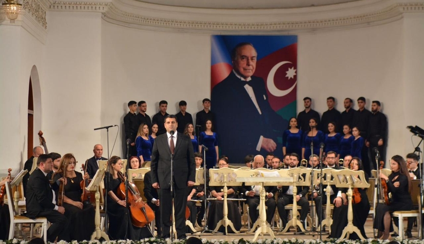 Naxçıvan Dövlət Universitetinin Simfonik orkestri Bakıda ilk dəfə konsert verdi - FOTO