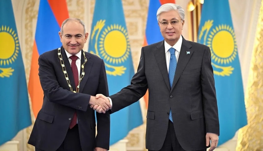 Tokayev Paşinyanı ən yüksək dövlət mükafatı ilə TƏLTİF ETDİ