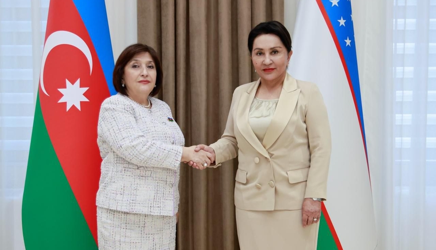 Sahibə Qafarova Özbəkistan Ali Məclisi Senatının sədri ilə görüşüb