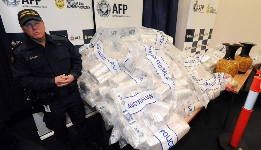 Avstraliya polisi dəyəri 180 milyon dollar olan narkotik vasitə müsadirə edib