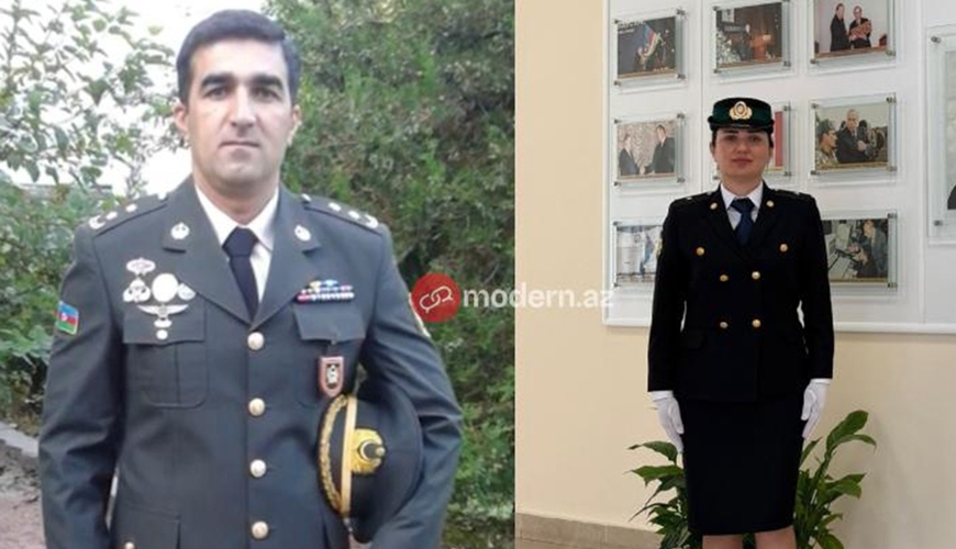 Şəhid xanımına leytenant rütbəsi verildi - FOTOLAR