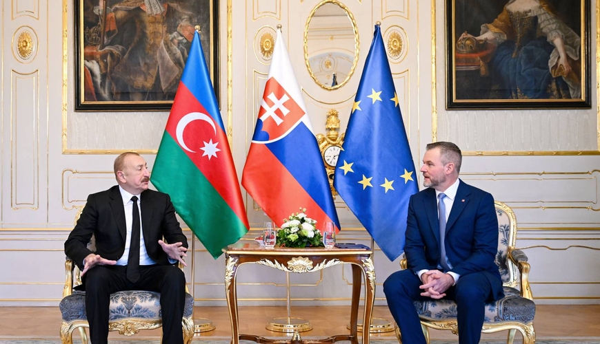 Azərbaycan və Slovakiya Prezidentlərinin təkbətək görüşü olub