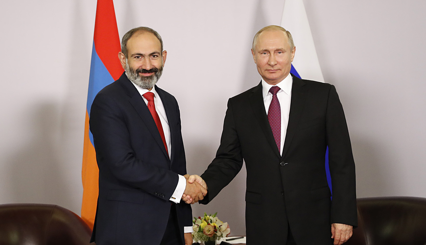 Putin Paşinyanla Azərbaycanla münasibətlərin normallaşdırılmasını müzakirə edib