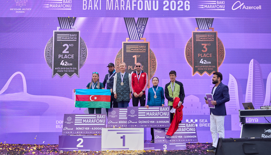 Azercell-in eksklüziv tərəfdaşlığı ilə “Bakı Marafonu 2026” uğurla baş tutdu