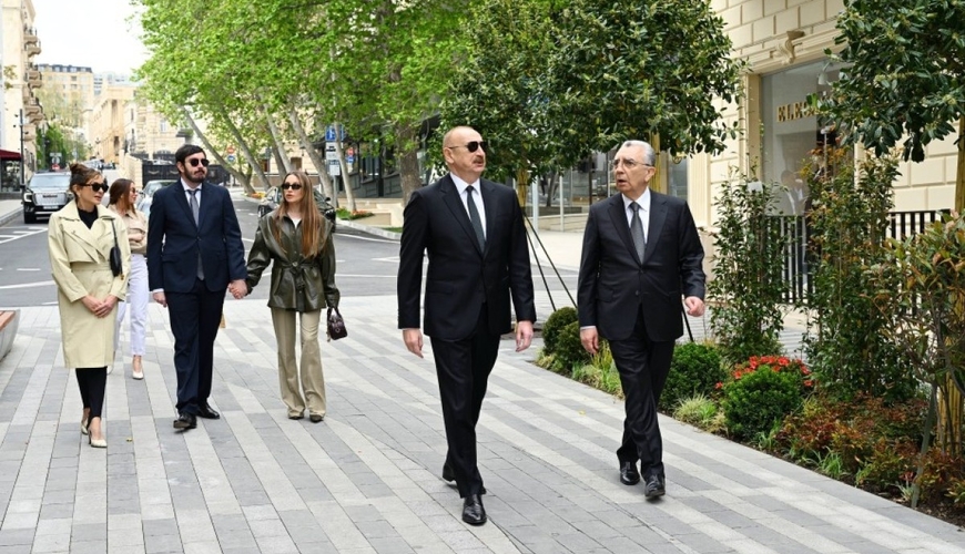 Prezident Bakıda açılışda İŞTİRAK ETDİ - FOTOLAR