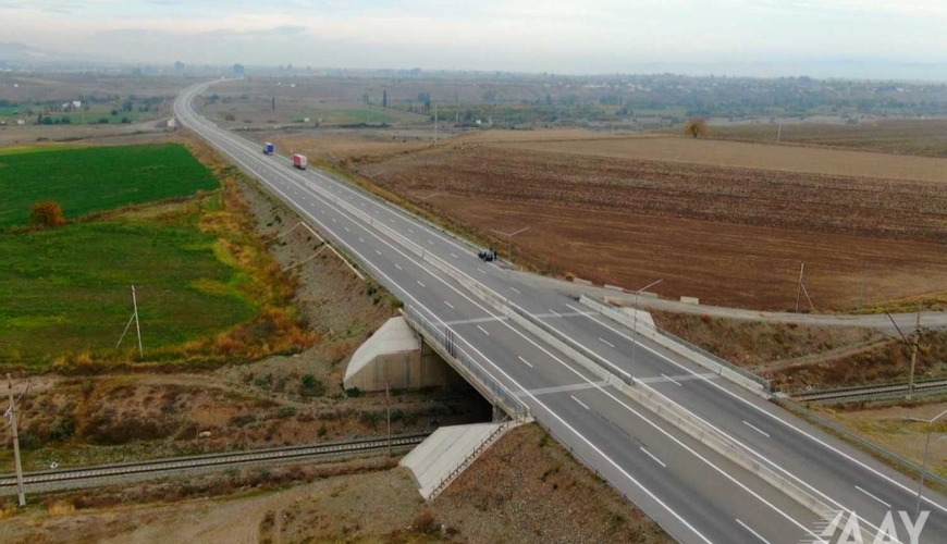 Bakı-Ələt-Qazax-Gürcüstan avtomobil yolunda təmir yekunlaşır