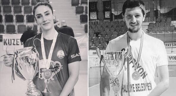 Məşhur voleybolçu cütlüklər zəlzələdə öldü